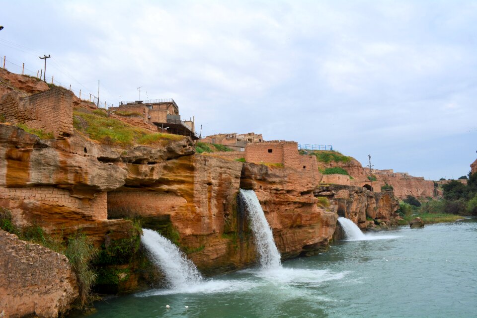 Ancient waterfalls shoshtar