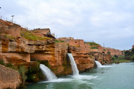 Ancient waterfalls shoshtar