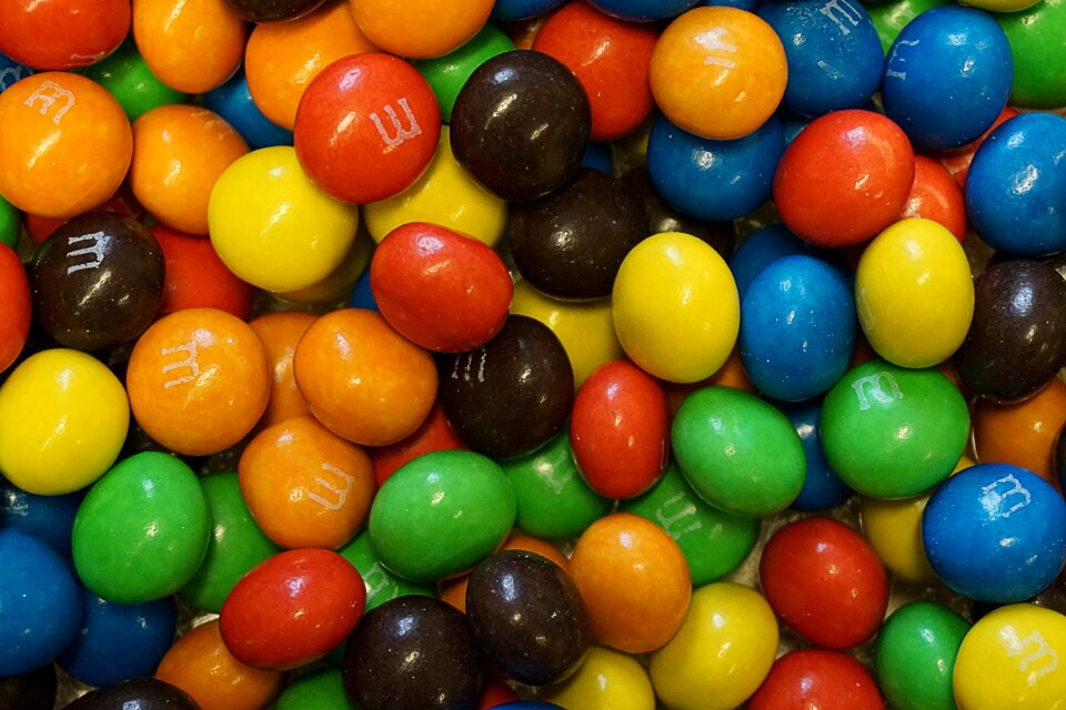 Delicious chocolates nibble