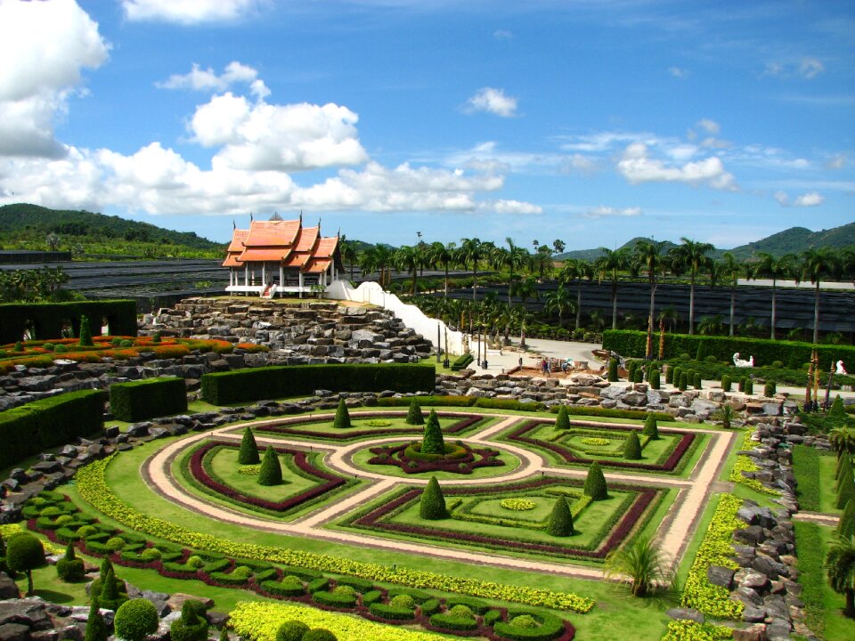 Tropical botanical garden thailand