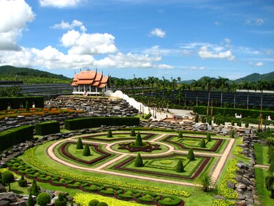 Tropical botanical garden thailand photo