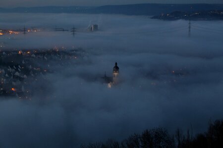 Koblenz fortress night photograph photo
