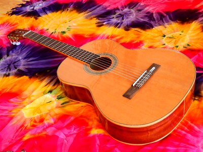 Acoustic guitar musician musical instrument photo