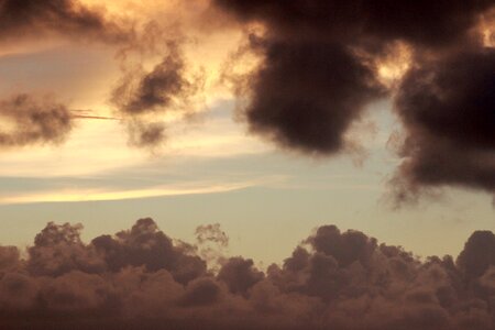 Sky clouds sunset photo