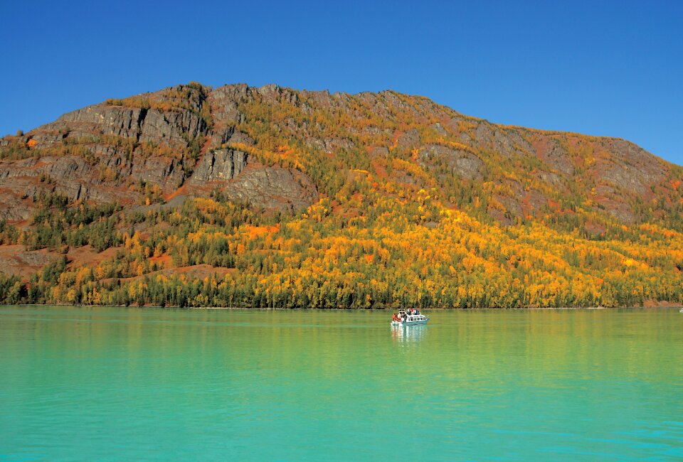 China kala si lake in xinjiang the scenery