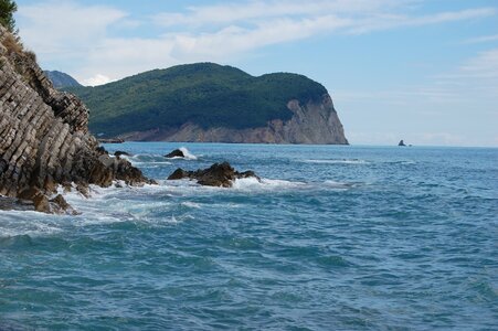 Rocks sea adriatic photo