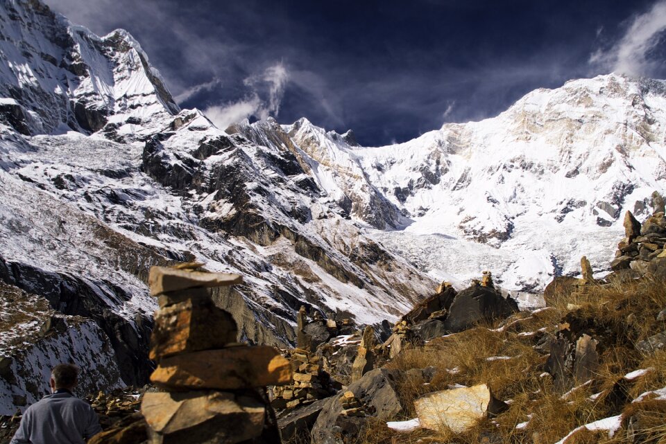 Annapurna sanctuary himalaya mountain