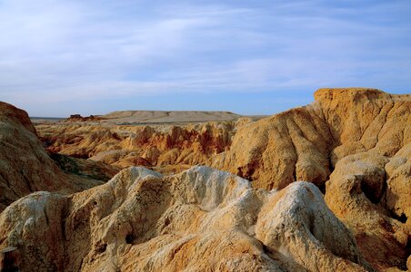 The scenery colorful hill khaki photo