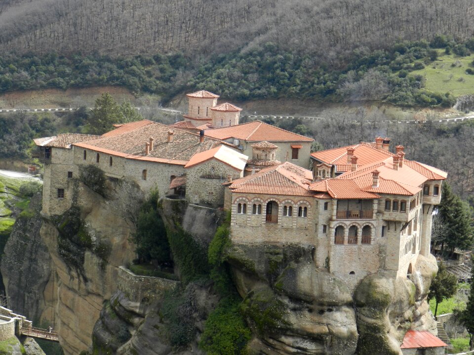 Monastery monastery on the rock greece