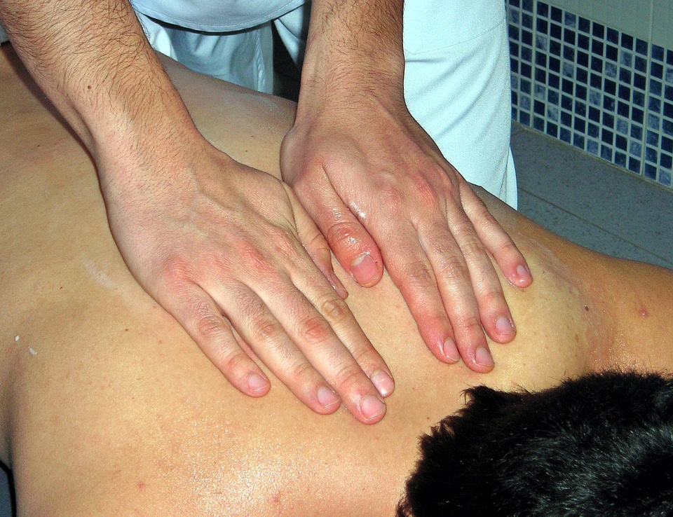 Massage hands therapy