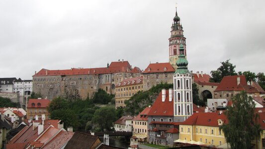 Czech krumlov city castle