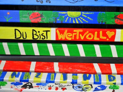 Modern seat painting