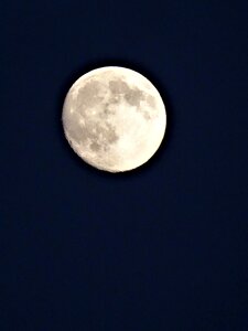 Moonlight evening sky atmosphere photo