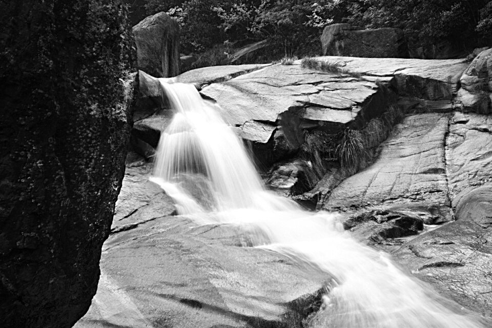 China falls black and white