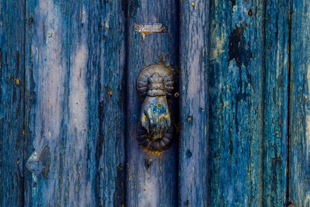 Knocker aged rusty photo