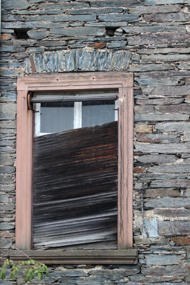 Quarry stone ruin neglected