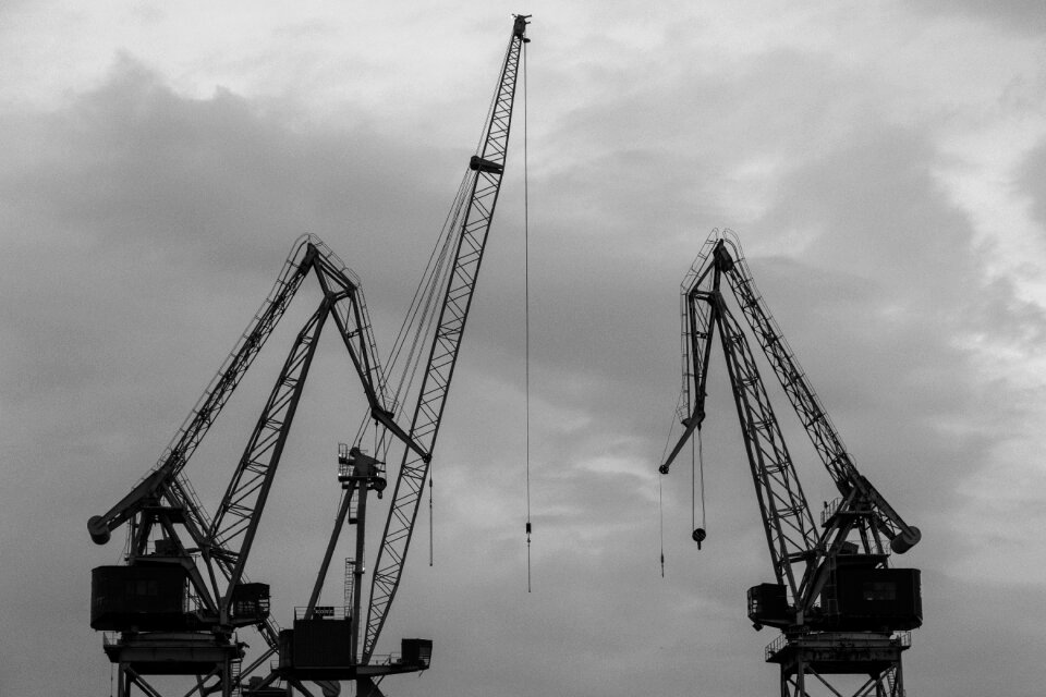 Export silhouette black and white