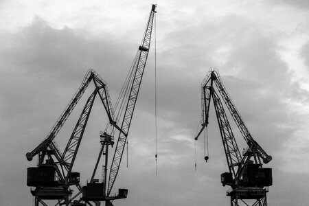 Export silhouette black and white