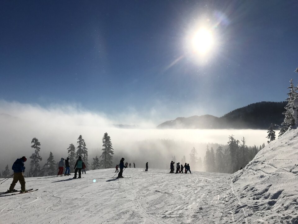 Winter sport snow