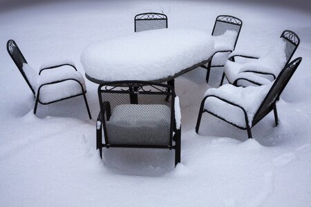Garden garden chair table photo