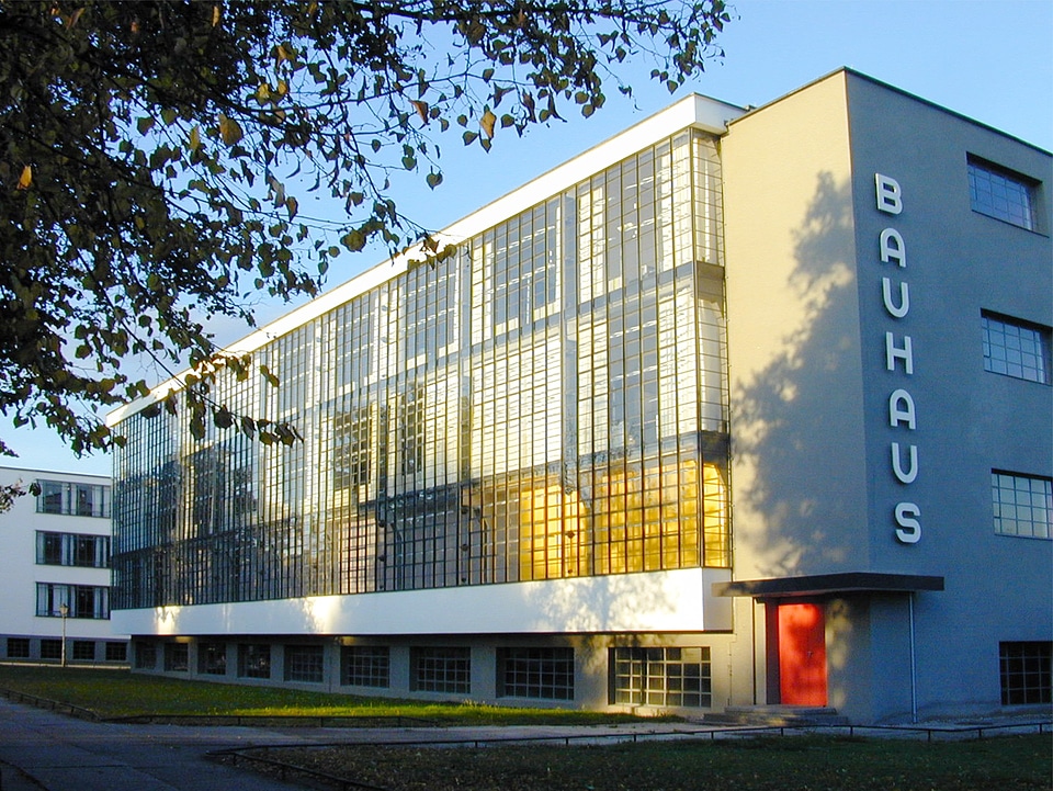 Gropius glass front modern