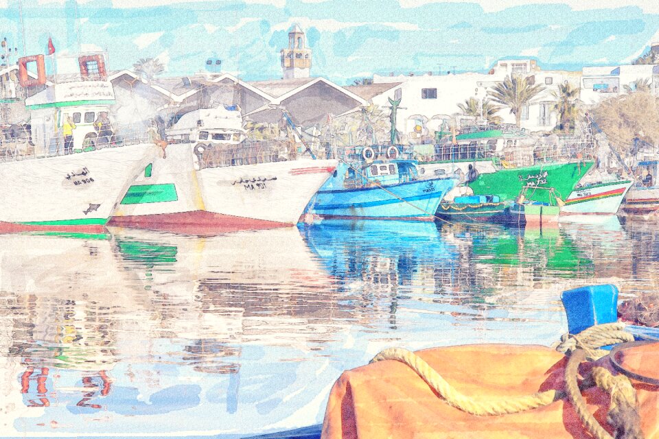 Ocean water landscape