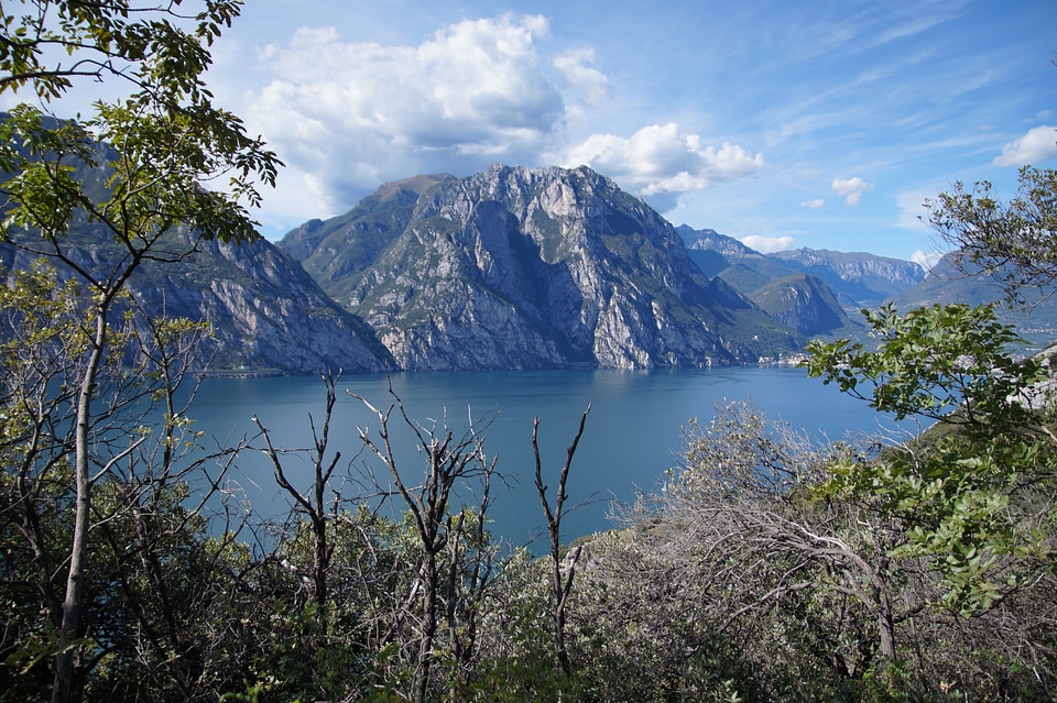 Lake mountains nature