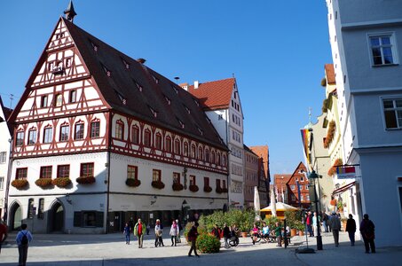 Historic center truss bavaria photo