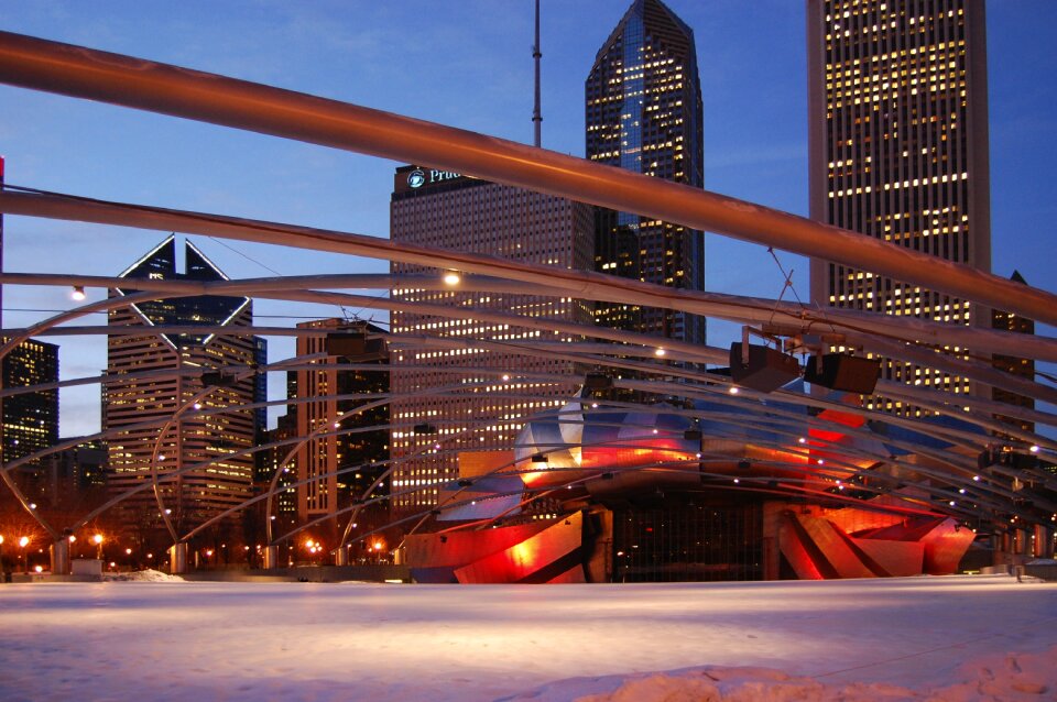 Urban city buildings