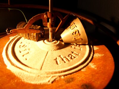 Rotate engraved english