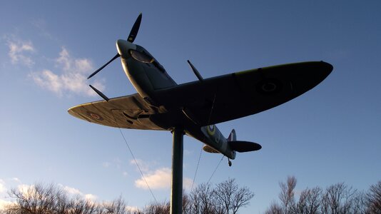 Airplane aviation propeller photo