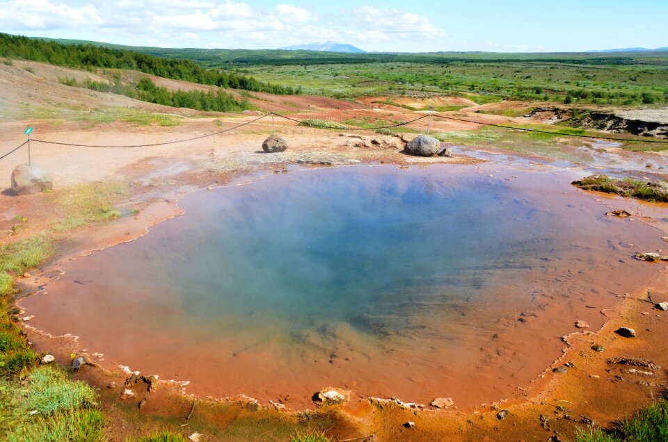 Volcanic water nature