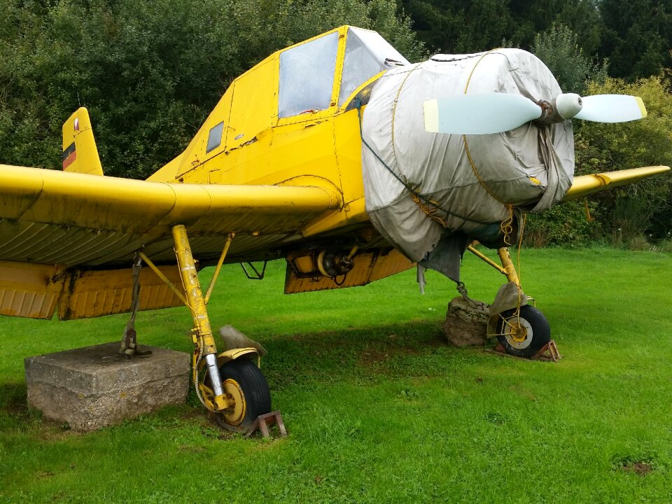 Old flying propeller