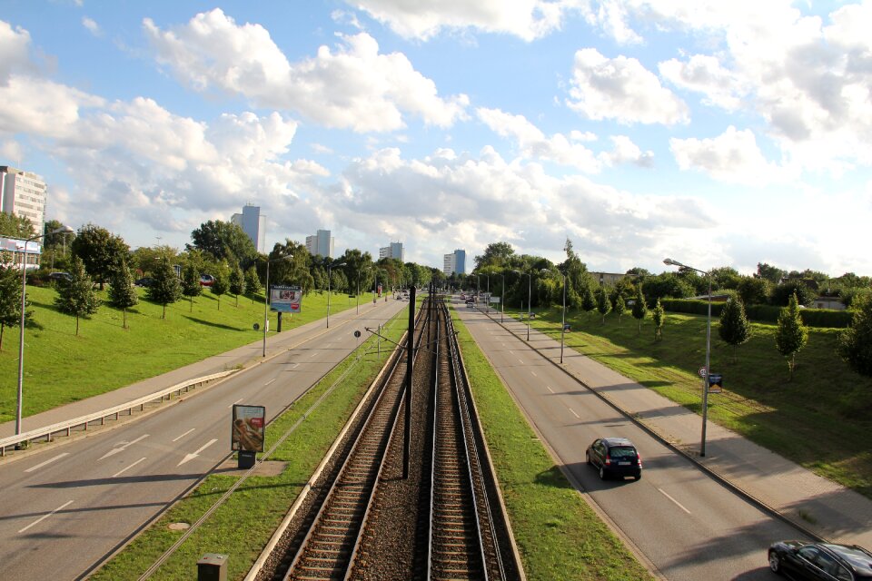 Transport bridge railway rails