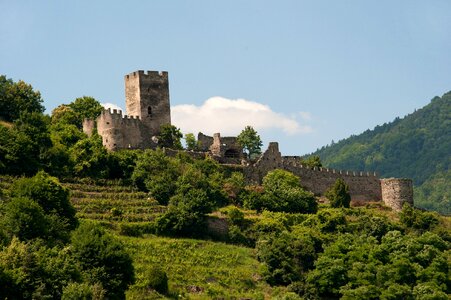 Austria building knight's castle photo