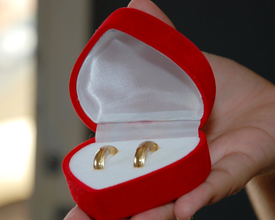Alliances marriage heart