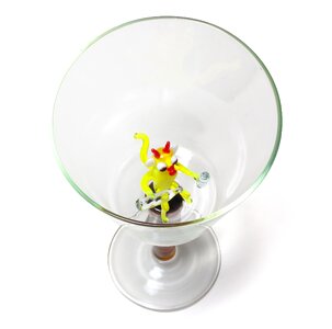 Glass art glass figure