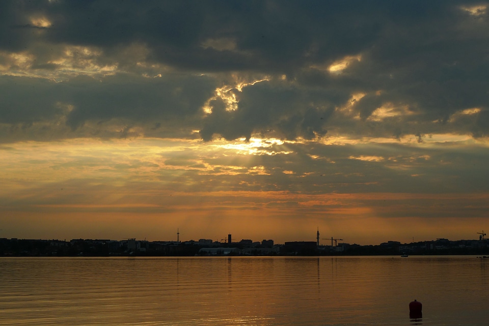 Weather cloudy autumn