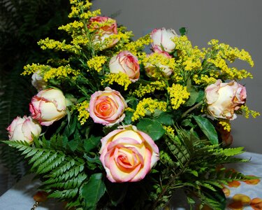 Arrangement flowers marriage