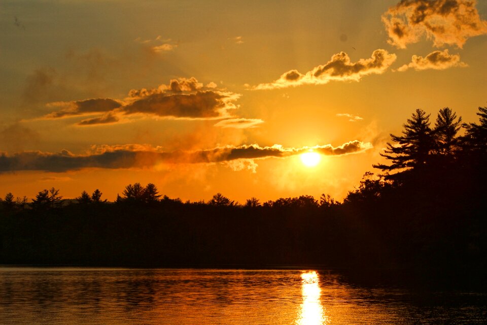 Sky water landscape