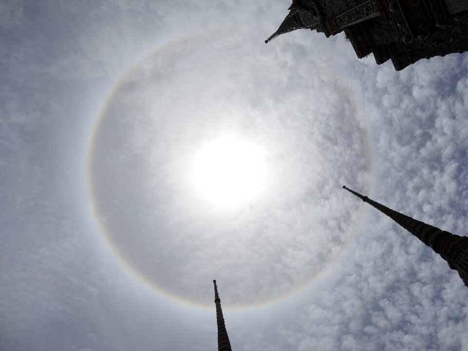 Thailand clouds sun
