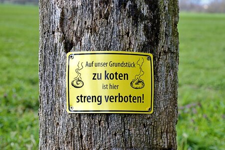 Dog gassi prohibitory