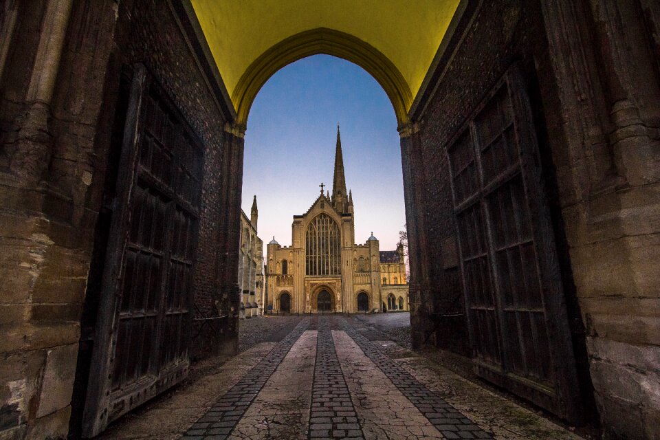 Gateway in the evening norwich