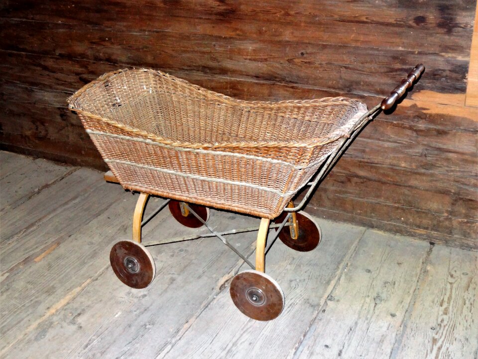 Woven natural material rattan