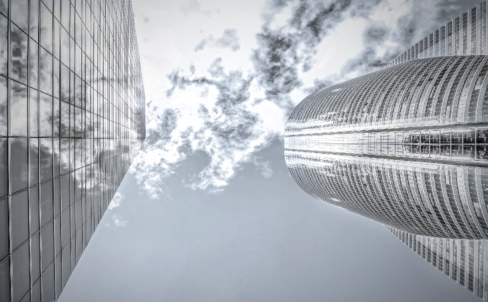 Architecture modern lights