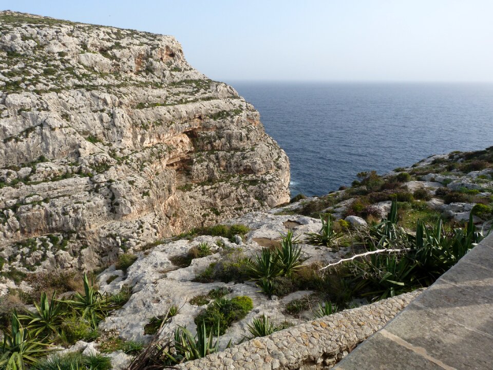 Malta sea rocks