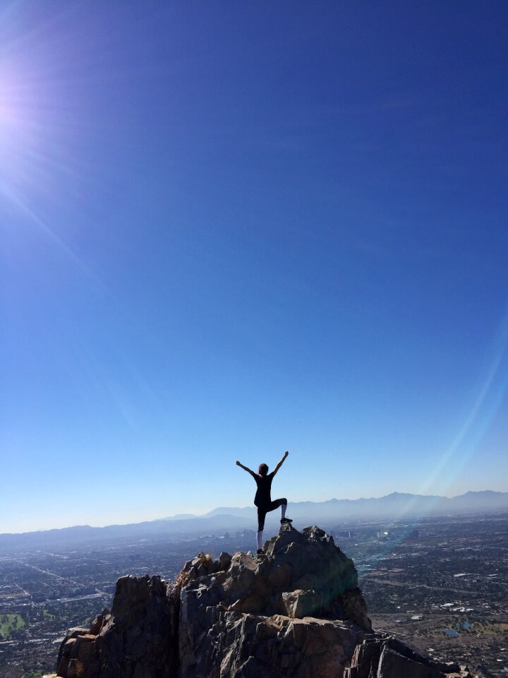 Hike silhouette