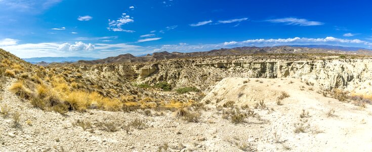 Panorama desert scenic photo