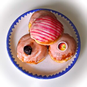 Fat pastry dough with fillings