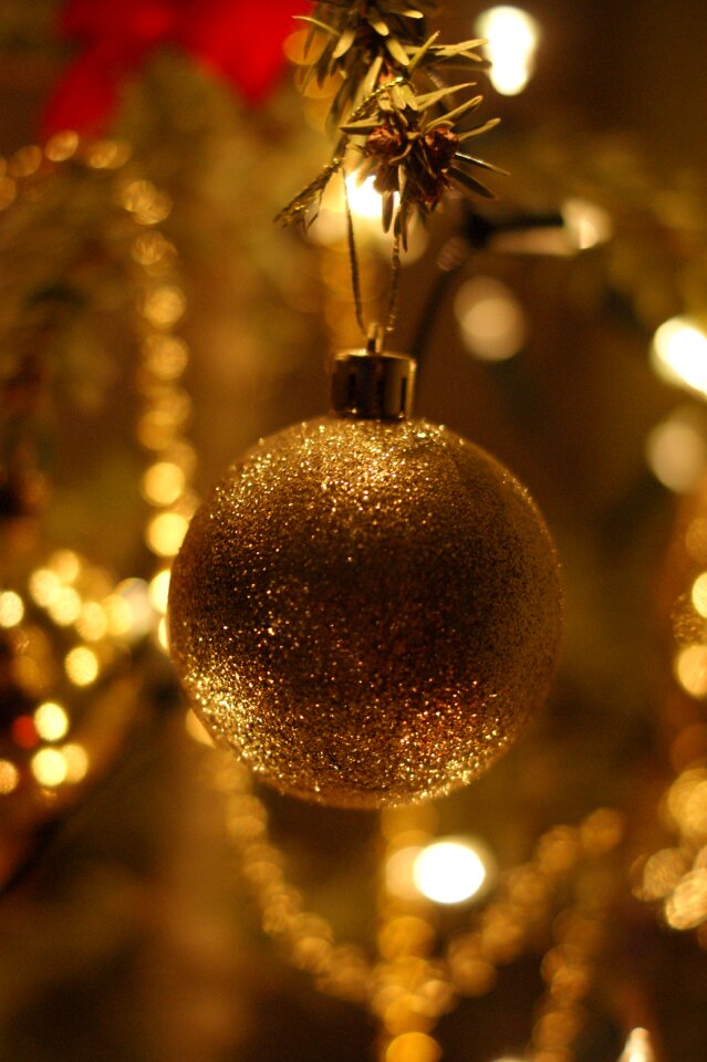 Christmas tree bauble holidays